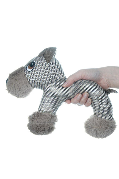 Plush Donkey Dog Toy ヘリンボーンのロバ・犬用オモチャ