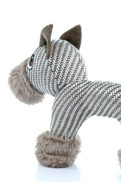 Plush Donkey Dog Toy ヘリンボーンのロバ・犬用オモチャ