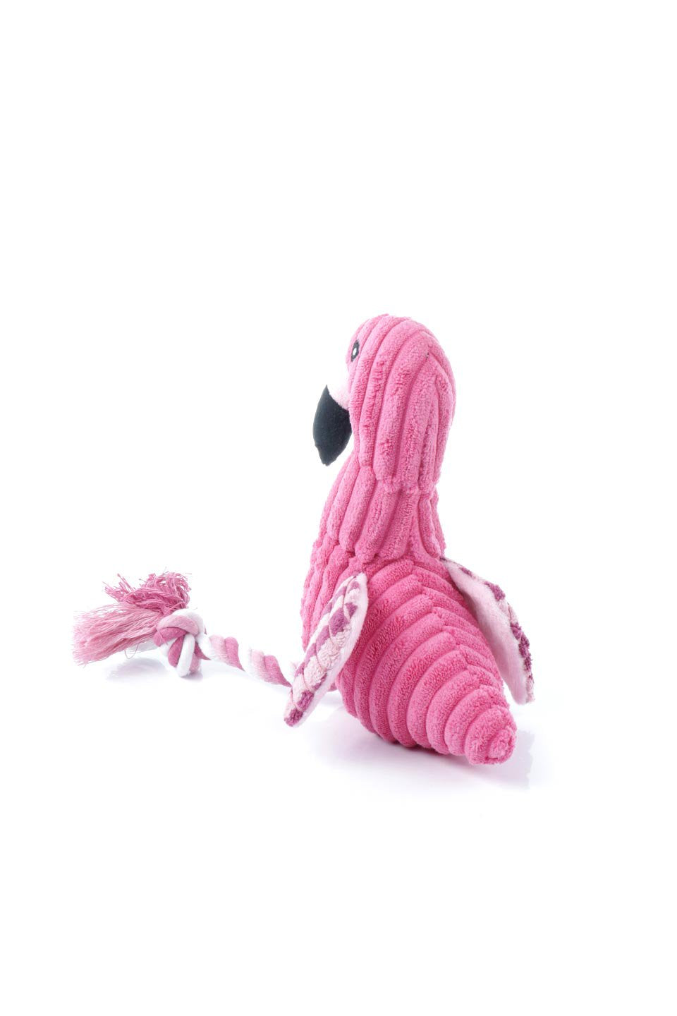 Plush Flamingo Dog Toy ロープ足のフラミンゴ・犬用オモチャ