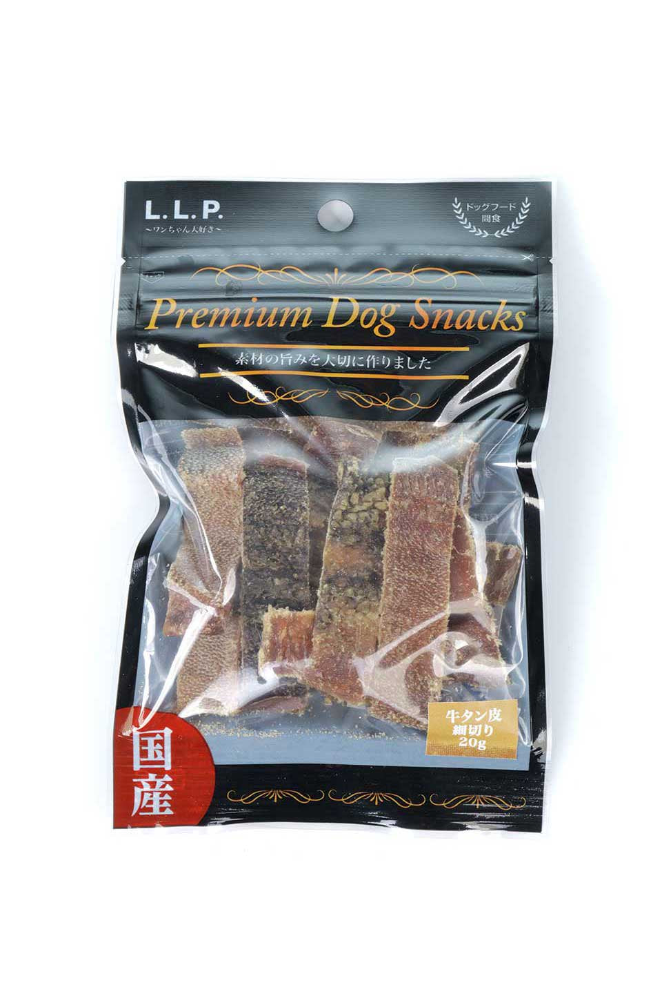 Premium Dog Snacks / Beef Tongue Shredded Jerky 牛タン皮細切り