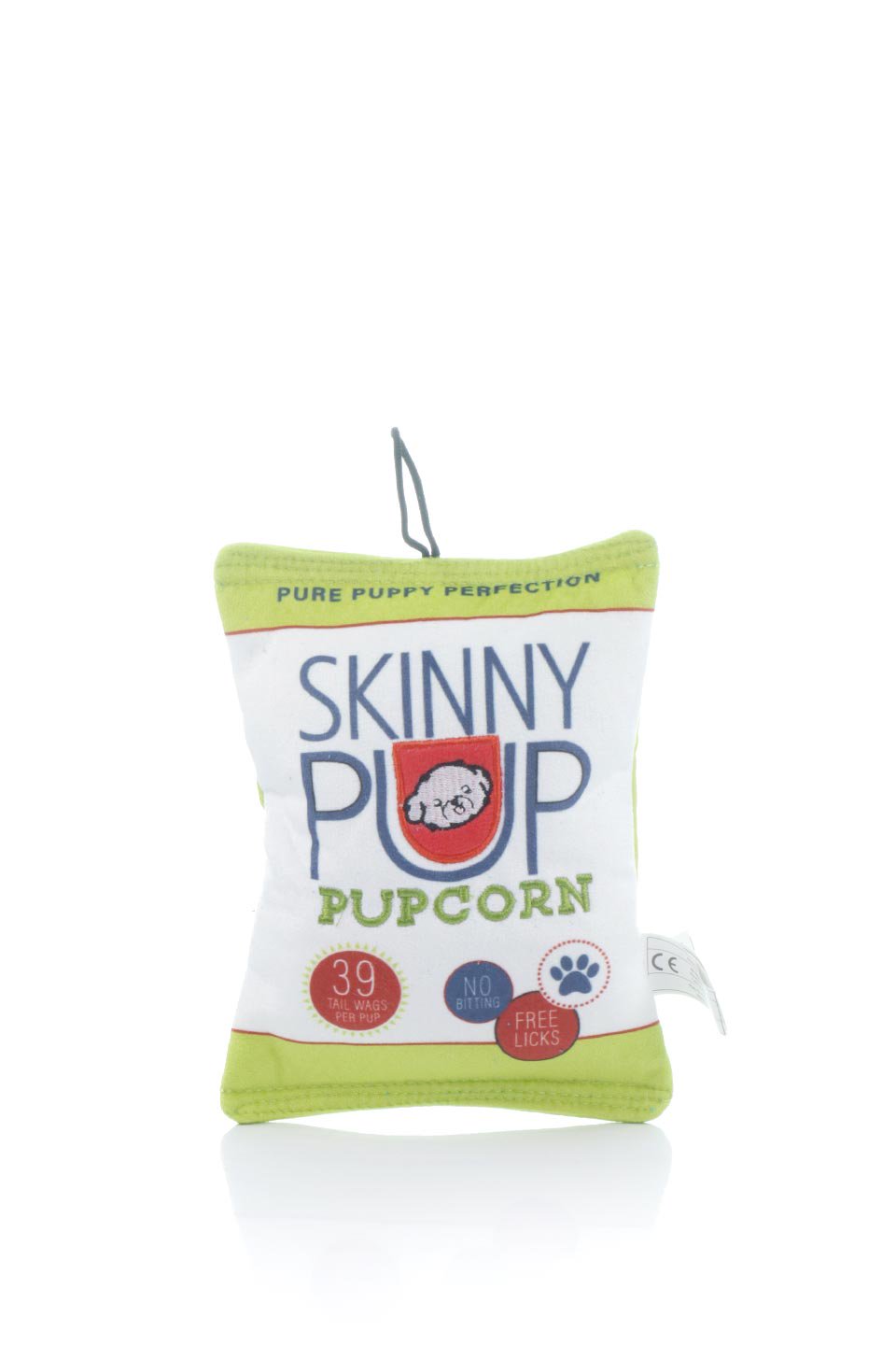 Skinny Pup Pupcorn Dog Toy (S) スキニーポップポップコーン・パロディーぬいぐるみ