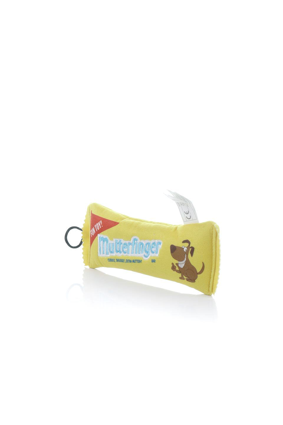 Mutterfinger Dog Toy (S) バターフィンガー・パロディーぬいぐるみ