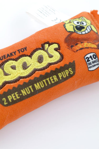 Rosco's Pee-Nut Mutter Pups Dog Toy (S) ピーナッツバターカップス・パロディーぬいぐるみ