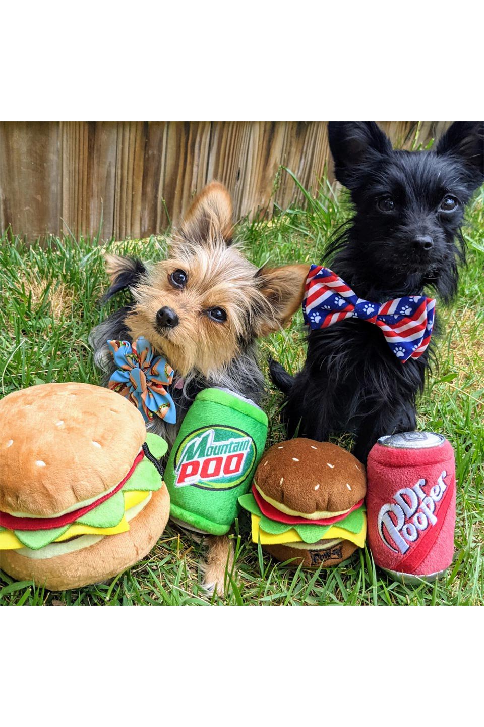 Hamburger Dog Toy (L) ハンバーガー・パロディーぬいぐるみ