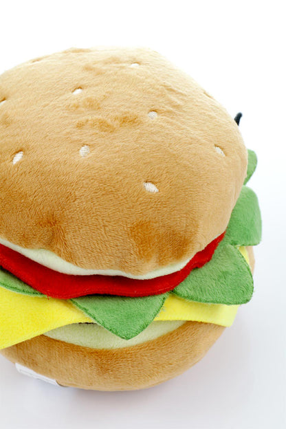 Hamburger Dog Toy (L) ハンバーガー・パロディーぬいぐるみ