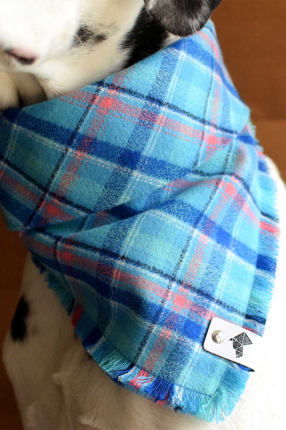 Reef Fringed Flannel Dog Bandana リーフ・フリンジドッグバンダナ / DOGDOG GOOSE